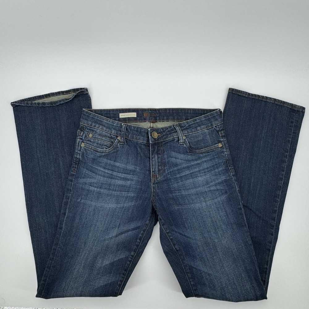 Kut from the Kloth Natalie High Rise Bootcut Jeans Womens 8L Blue Denim Western